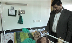 تنها نمدمال استان خوزستان در بستر بیماری