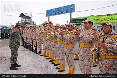 تشییع پیکر دو شهید گمنام در شهرستان کوثر