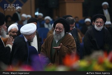 حجت الاسلام حسن روحانی،رئیس جمهور در جمع علما و روحانیون استان خوزستان
