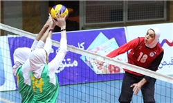 مسابقات 4 جانبه والیبال بانوان در سقز برگزار شد