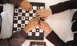 مسابقات شطرنج نابینایان در خرمشهر برگزار شد