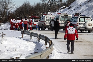 مانور امداد و نجات نیروهای هلال احمر در ارتفاعات استان گلستان 