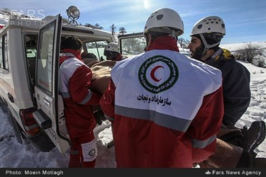 مانور امداد و نجات نیروهای هلال احمر در ارتفاعات استان گلستان 