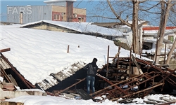مدیر بیمه ایران از خسارات برف صومعه‌سرا بازدید کرد