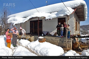 بارش برف سنگین در تنکابن ،عباس آباد و نشنارود