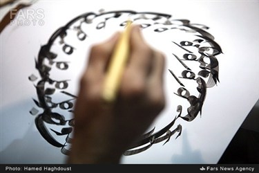 همایش خوشنویسی فجر با نوای نی در تبریز