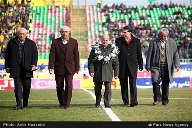 دیدار تیم های فوتبال ذوب آهن و سپاهان در اصفهان