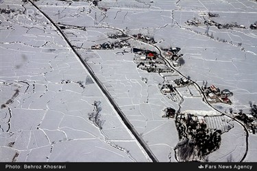 بارش برف در مازندران