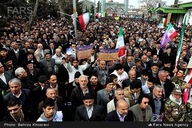 راهپیمایی یوم الله 22 بهمن در آمل