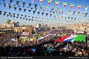 راهپیمایی یوم الله 22 بهمن در یزد
