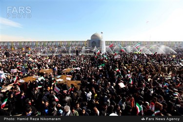 راهپیمایی یوم الله 22 بهمن در اصفهان