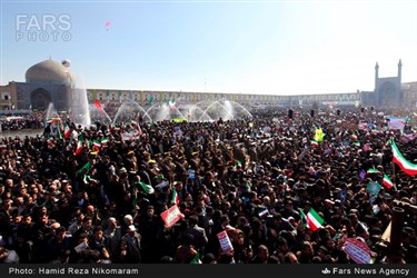 راهپیمایی یوم الله 22 بهمن در اصفهان