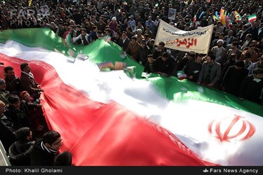 راهپیمایی یوم الله 22 بهمن در ساری