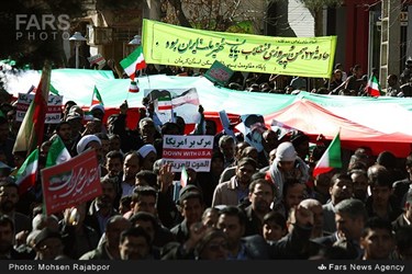 راهپیمایی یوم الله 22 بهمن در کرمان