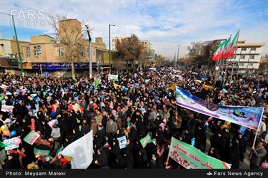 راهپیمایی یوم الله 22 بهمن در قزوین