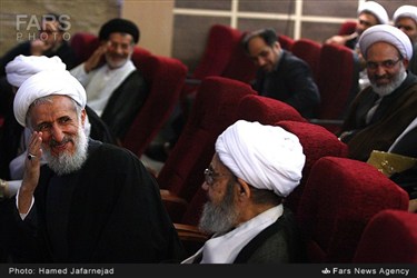 حجت الاسلام کاظم صدیقی در دیدار علما ، روحانیون ، ائمه جمعه و جماعات استان کرمانشاه با رئیس قوه قضائیه