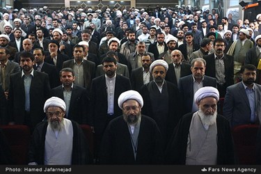 دیدار علما ، روحانیون ، ائمه جمعه و جماعات استان کرمانشاه با رئیس قوه قضائیه
