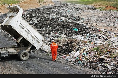 محل انباشت زباله های شهری قوچان