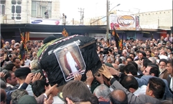مراسم تشییع و خاکسپاری امام جمعه سابق گچساران+تصاویر