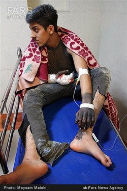 مجروحان و مصدومان سه شنبه آخر سال در سنندج