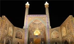 مسجد‌جامع ‌عباسی دری که از کعبه در سپاهان باز شد