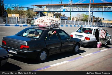 بازگشت مسافران نوروزی در جاده اصفهان به تهران
