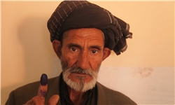 «تصاویر» حضور پرشور افغان‌ها در پای صندوق رأی