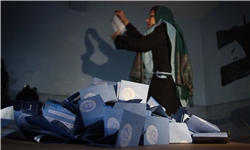 شمارش آرای انتخابات در افغانستان+تصاویر