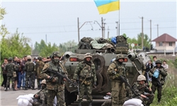 اوکراین به عملیات در مناطق شرقی این کشور ادامه می‌دهد