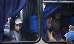 مرزبانان اوکراینی مانع از عبور اتوبوس حامل کودکان به خاک روسیه شدند