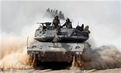 استقرار نظامیان و تانک‌های رژیم صهیونیستی در مرز غزه