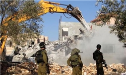 تخریب کامل منزل 2 تن از فعالان حماس در کرانه باختری