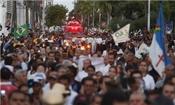 ادای احترام 130 هزار برزیلی به نامزد فقید ریاست جمهوری