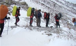 صعود گروه کوهنوردی شهریاران به قله الوند همدان