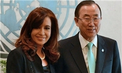 دیدار رئیس جمهور آرژانتین با دبیرکل سازمان ملل در نیویورک