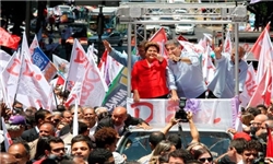 «روسف» برای جلب حمایت «سائوپائولو» در انتخابات ریاست جمهوری برزیل تلاش می‌کند