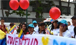 تظاهرات گسترده ضد تروریستی در ونزوئلا+تصاویر