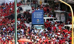 تظاهرات هزاران ونزوئلایی در اعتراض به اقدامات مداخله‌جویانه آمریکا+تصاویر