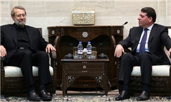 لاریجانی در دیدار نخست وزیر سوریه: اسراییلی بودن ماهیت پروژه بحران در سوریه و عراق مشهود است
