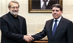 لاریجانی و نخست وزیر سوریه دیدار کردند