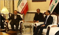 لاریجانی با رئیس پارلمان عراق دیدار کرد