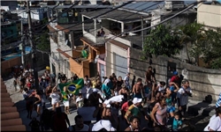 درگیری پلیس برزیل با تظاهرکنندگان در «ریودوژانیرو»