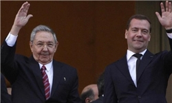 رئیس جمهور کوبا و نخست وزیر روسیه دیدار کردند
