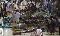 ۱۰۷ کشته و ۲۳۸ زخمی در سرنگونی بالابر ساختمانی در مکه / یک زائر ایرانی کشته شد+ عکس