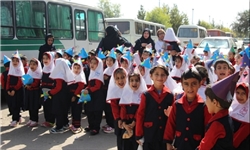 ثبت خاطرات هفته کودک در دفتر زندگی بچه‌های کرمانی + تصاویر