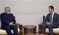 علاء الدین بروجردی با بشار اسد دیدار کرد