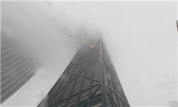 آتش‌سوزی در طبقه پنجاه آسمان خراش «هنکاک» شیکاگو