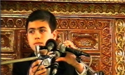 یادگاری از تلاوت زنده‌یاد «محسن حاجی‌حسنی» در نوجوانی+ فیلم