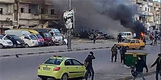 وقوع انفجار در شهر حمص سوریه 4 کشته و ۱۲ زخمی برجا گذاشت