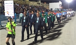 مراسم افتتاحیه دومین دوره جام‌جهانی فوتبال هنرمندان در قشم برگزار شد
